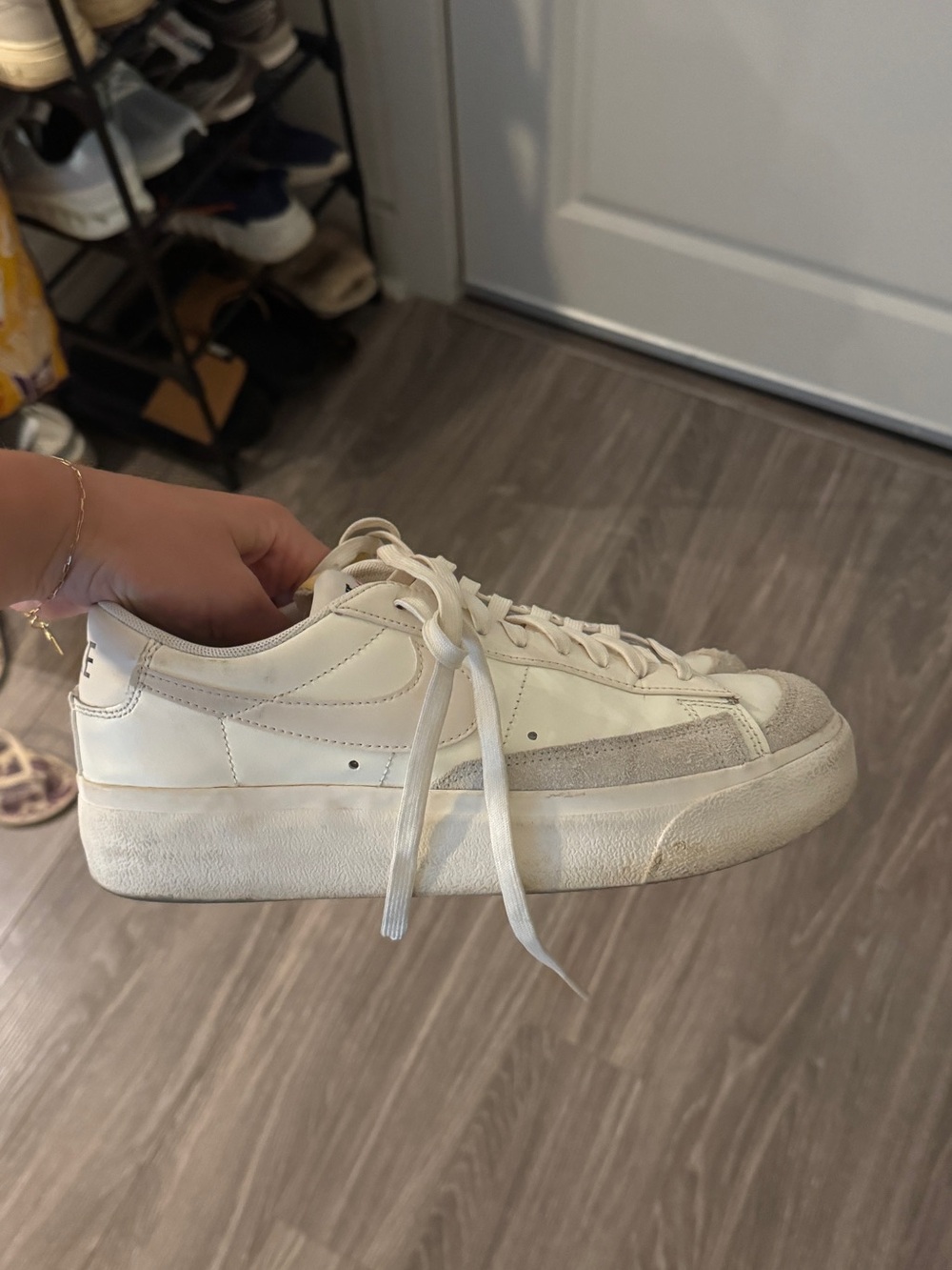 Nike Blazer Low Platform (white) - Women’s 9.5